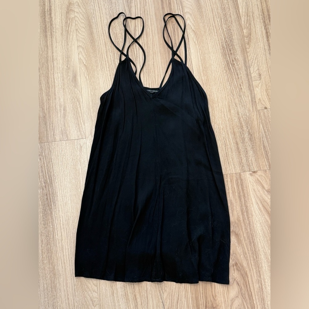 Brandy melville black mini dress